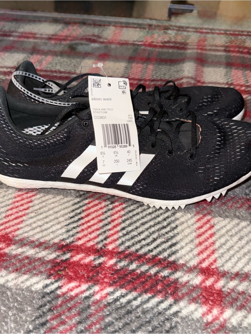 Adidas Adizero Avanti Boost Track Spikes Shoes Men's 7 NWT Women’s 8 1/2
